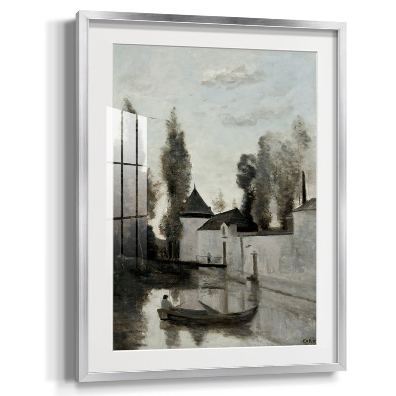 Winston Porter Vintage Landscape CXCI -Framed Print | Wayfair